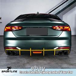 Pour 2017-2023 Audi B9 A5 S5 Rs5 4 Portes Real Carbon Fibre Arrière Tournevis Aile Spoiler