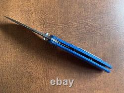 Rare Kershaw Blur Twill 1670nbs30v Couteau Bleu Assisté Fibre De Carbone