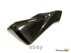 Suzuki Gsxr 600 750 Carbon Exhaust Heat Shield 2011-12 Garde En Fibre Brillante Twill
