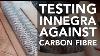 Test De La Fibre De Carbone Contre Les Feuilles Composites De Carbone Innegra 4k