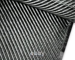 Tissu De Fibre De Carbone 3k V-twill Weave 8.2oz 280gsm Cloth 20 Largeur 60 Longueur