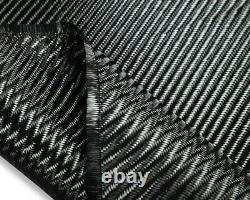 Tissu De Fibre De Carbone 3k V-twill Weave 8.2oz 280gsm Cloth 20 Largeur 60 Longueur