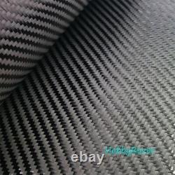 Tissu sergé en fibre de carbone 3K 6,5 oz 200 g/m² 12 '/ 30 cm de largeur 20' / 50 cm de largeur