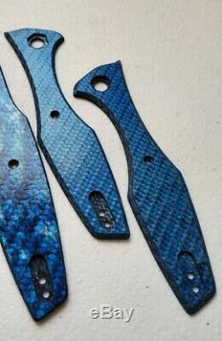Tolérance Zéro Zt0393 Stock Forme Scales Glowing Bleu Twill (couteau Non Inclus)