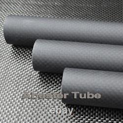 Tube/Tube en fibre de carbone 3k de 30 32mm 34mm 35mm 36 38 40mm 42mm 44 45 46 48mm 50mm