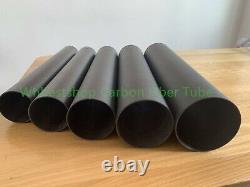 Tube en fibre de carbone 3K 64x60 80x76 94x90 100x96 104x100 114x110 Longueur 500mm