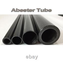 Tube en fibre de carbone 3k 5-10 12 20-40 42 50 60 80 90 100 114 x1M pour modèle RC