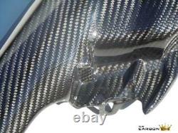Yamaha R1 Carbon Exhaust Heat Shield 2007 2008 En Fibre De Twill Gloss Tave