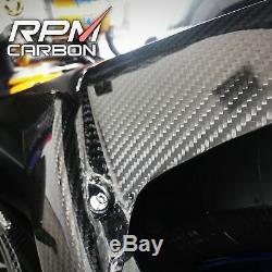 Yamaha R6 Fibre De Carbone Garde-boue Arrière Hugger Garde-boue Brillant Sergé RPM Carbon