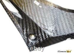 Yamaha Yzfr125 Carbon Side Fairing Infill Panels In Twill Gloss Tave Fibre